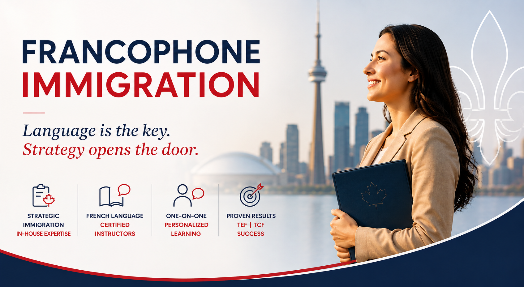 Francophone Immigration — Language is the key. Strategy opens the door.